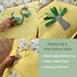 Yellow Dinosaur Play Gym & Sensory Mat Set
